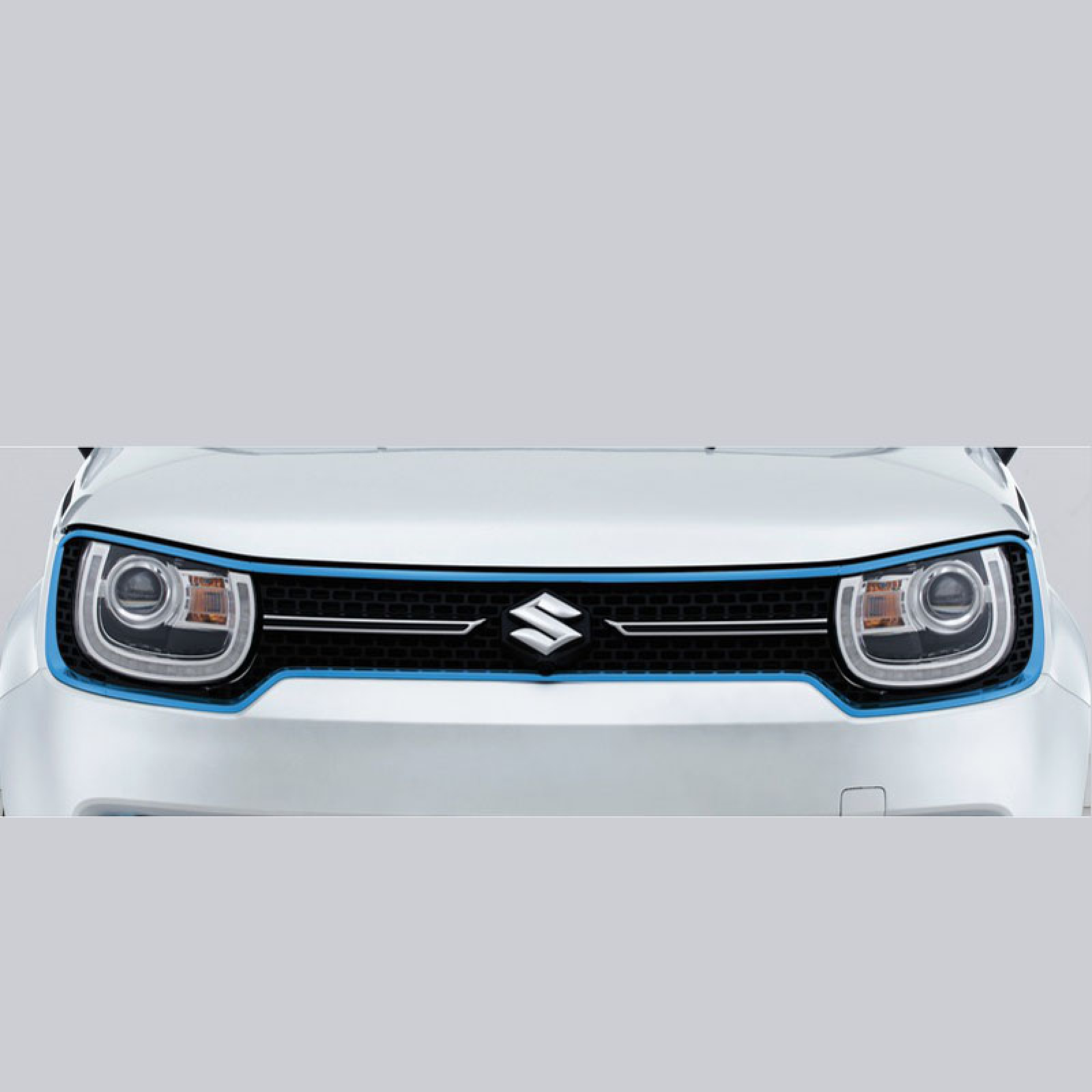 Frontgrill-Umrandung für den SUZUKI IGNIS in blau